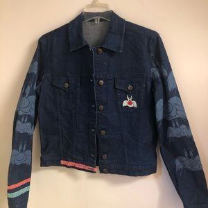 ICEBERG Sylvester the Cat Jean Jacket Size M